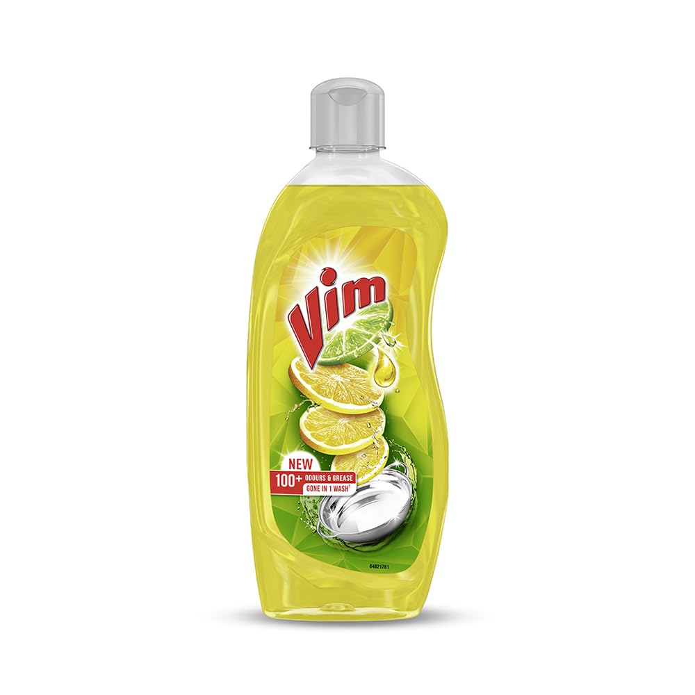 Vim Dishwash Liquid Gel Lemon