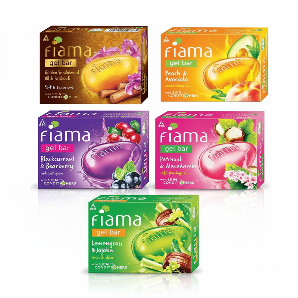 FIAMA Celebration gel bar soap - 75 gm