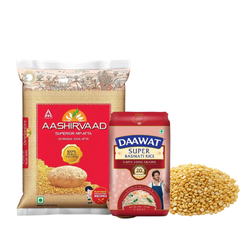 Atta, Rice & Dal