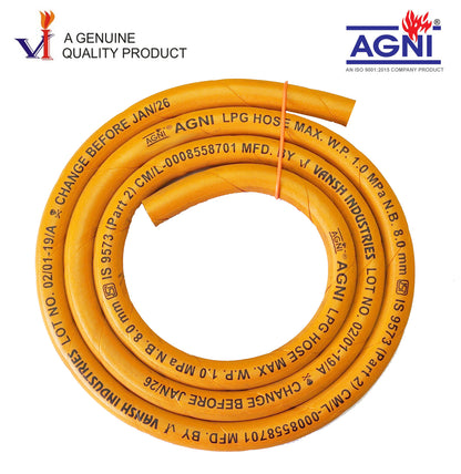Agni LPG Hose 1.5m (7 years warranty)