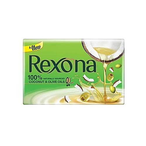 Rexona Coconut & Olive Oil Soap Bar, 100% Naturally Sourced