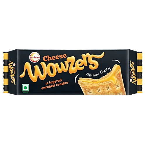 Sunfeast Cheese Wowzers 14 Layered Enrobed Cracker 128 gm