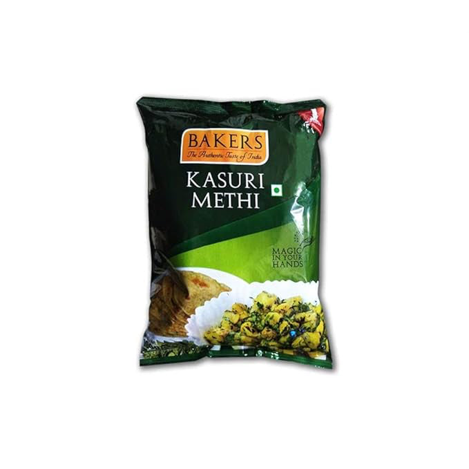 Bag of Bakers Kasuri Methi on a white background