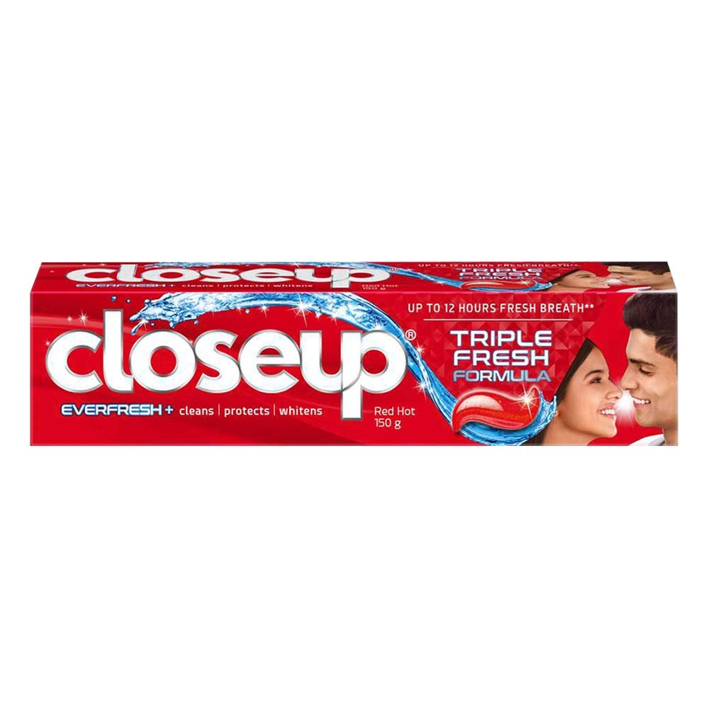 Closeup toothpaste
