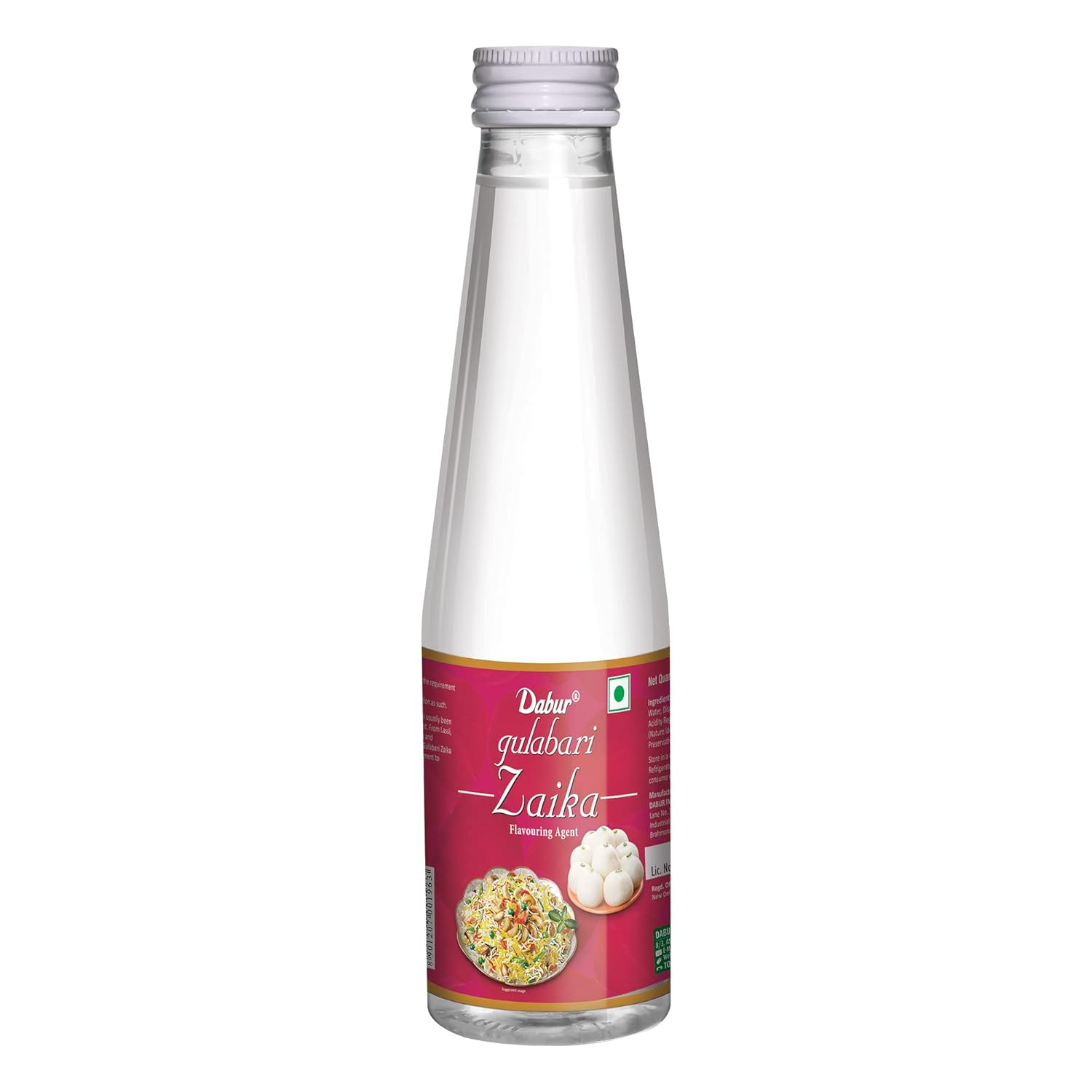 Dabur Gulabari Zaika 250ml, Rose water flavouring agent