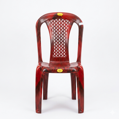 Byon Armless Plastic Chair | Heavy-Duty Dining & Cafe Seating for Home, Office, and Outdoor