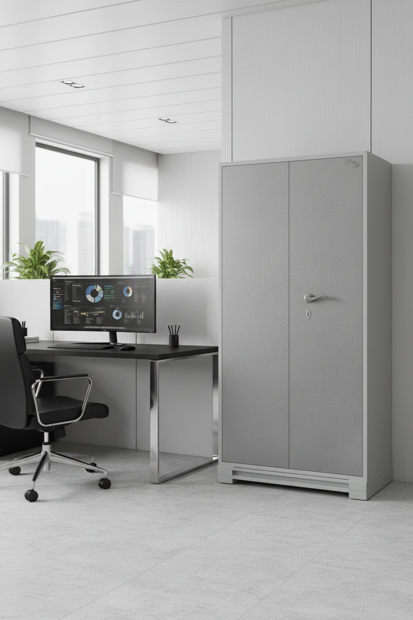 Office Series 2 Door Metal Alamara/Almirah/Wardrobe Cabinet